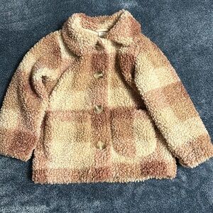 Toddler girl plaid shacket